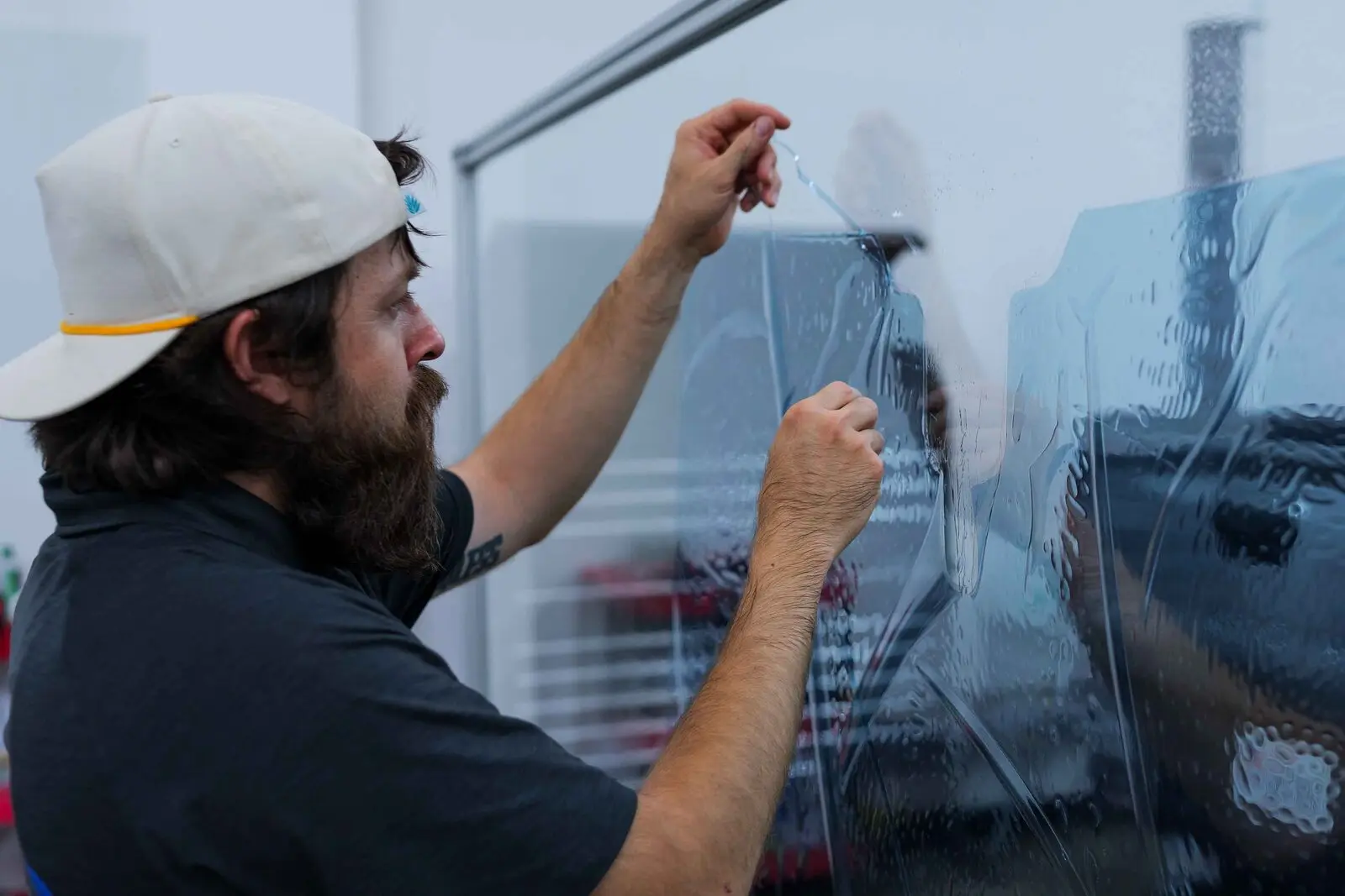 Bentley Flying Spur ceramic tint install, photo 8