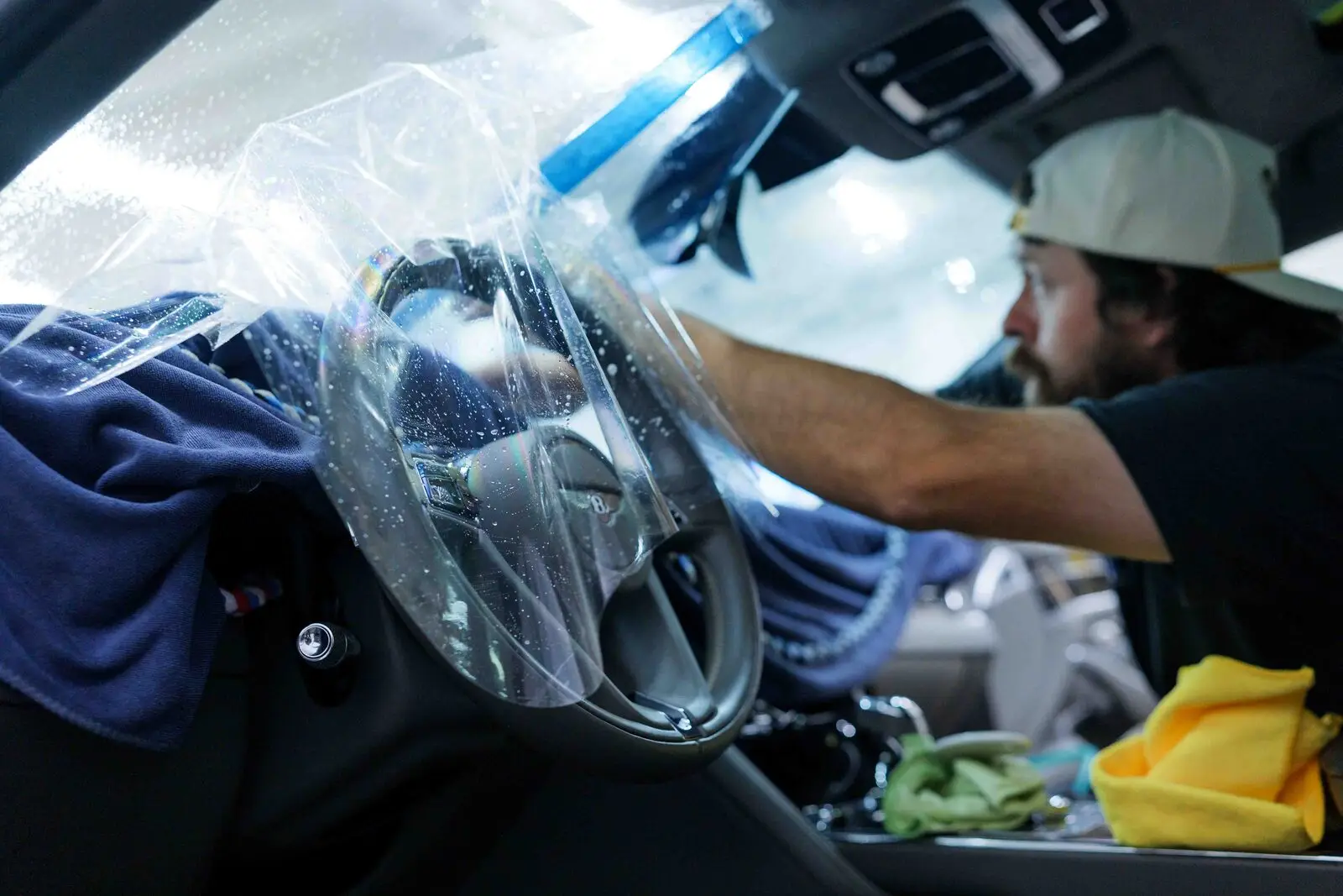 Bentley Flying Spur ceramic tint install, photo 12