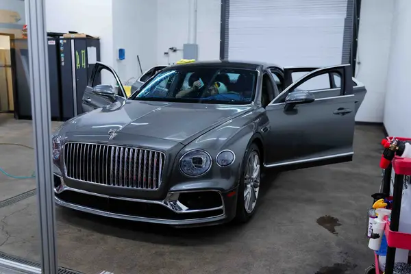 Ceramic window tint install on a 2020 Bentley Flying Spur in Scottsdale, AZ