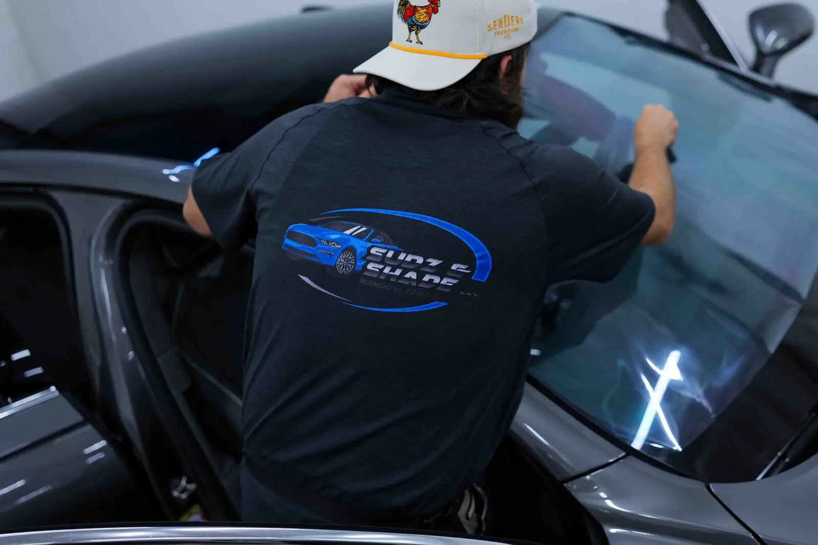 Bentley Flying Spur ceramic tint install, photo 7